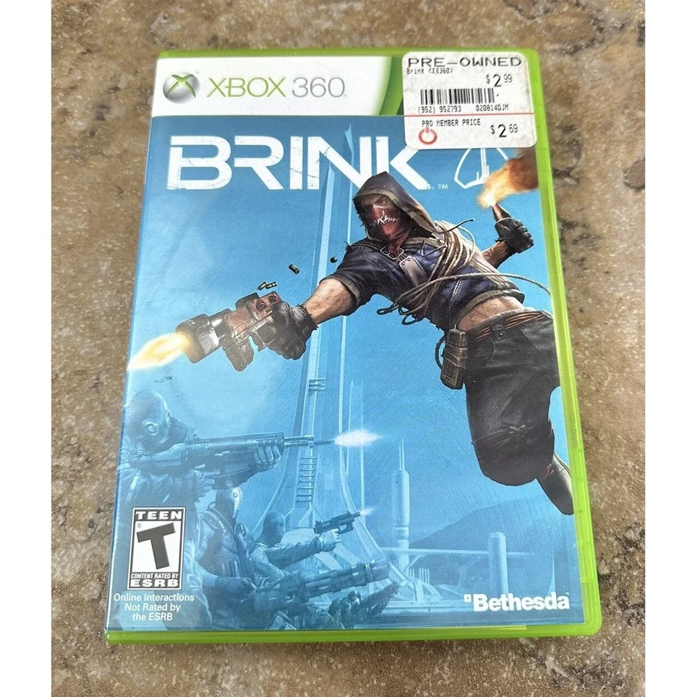 XBOX 360 Brink Video Game - (2011) Multiplayer Online Shooter Adventure